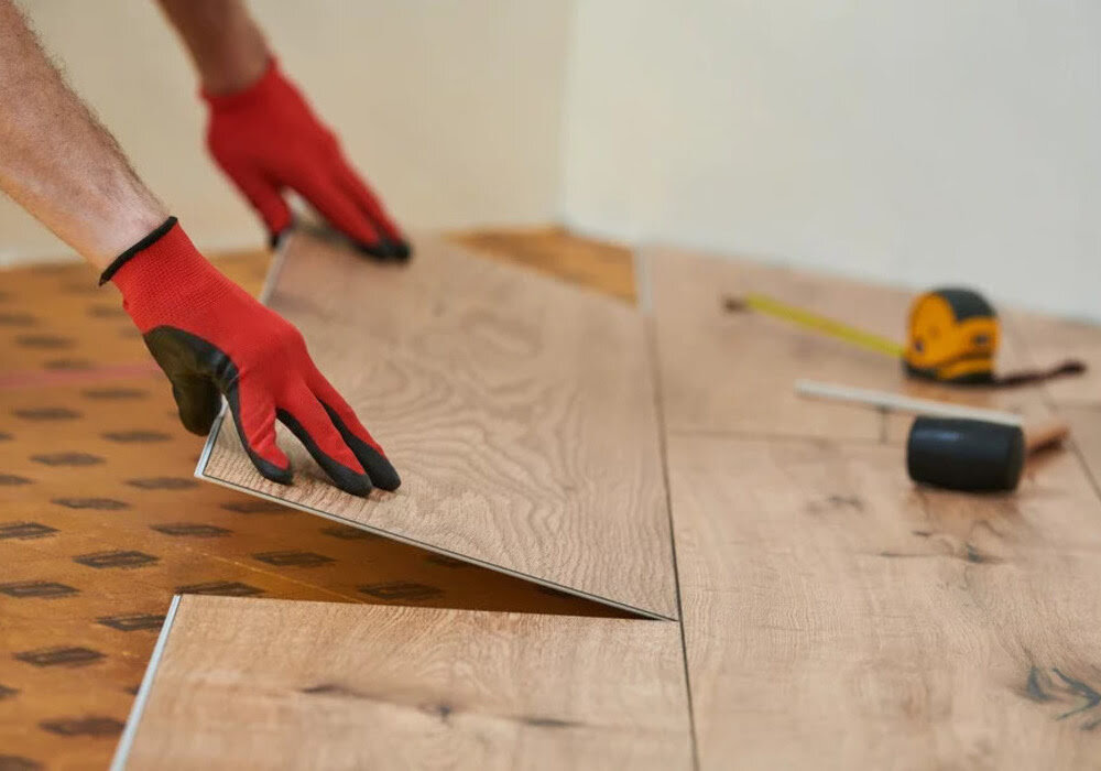 Vinyl Flooring Installation example 3